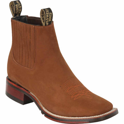 Men's Wild West Genuine Leather Ranch Toe Short Boots 2826BM63 3 2826BM6304-060  - from alligatorwarehouse.com