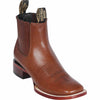 Men's Wild West Genuine Leather Ranch Toe Short Boots 282BM21 2 282BM2105-060  - from alligatorwarehouse.com