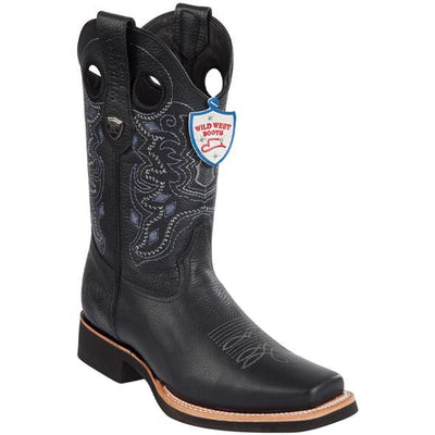 Men's Wild West Genuine Leather Rodeo Toe Boots 2813E27 1 2813E2705-060  - from alligatorwarehouse.com