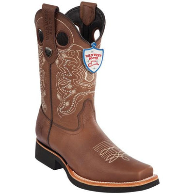 Men's Wild West Genuine Leather Rodeo Toe Boots 2813E27 2 2813E2705-060  - from alligatorwarehouse.com