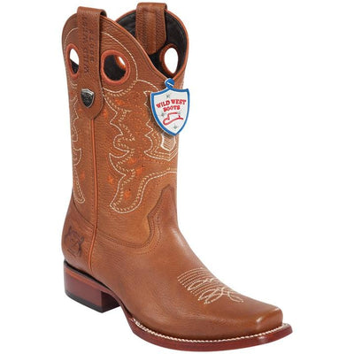 Men's Wild West Genuine Leather Rodeo Toe Boots 281827 4 28182705-060  - from alligatorwarehouse.com