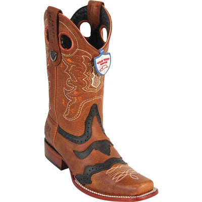 Men's Wild West Genuine Leather Rodeo Toe Boots 281TC27 2 281TC2705-060  - from alligatorwarehouse.com