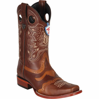 Men's Wild West Genuine Leather Rodeo Toe Boots 281TC38 1 281TC3807-060  - from alligatorwarehouse.com