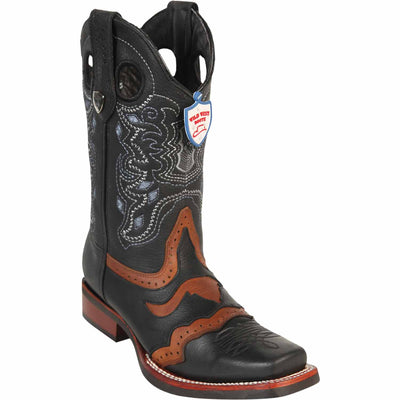 Men's Wild West Genuine Leather Rodeo Toe Boots 281TH27 1 281TH2705-060  - from alligatorwarehouse.com