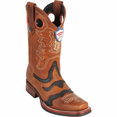 Men's Wild West Genuine Leather Rodeo Toe Boots 281TH27 2 281TH2705-060  - from alligatorwarehouse.com