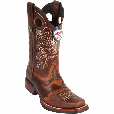 Men's Wild West Genuine Leather Rodeo Toe Boots 281TH38 1 281TH3807-060  - from alligatorwarehouse.com