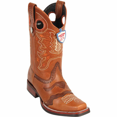Men's Wild West Genuine Leather Rodeo Toe Boots 281TH38 2 281TH3807-060  - from alligatorwarehouse.com