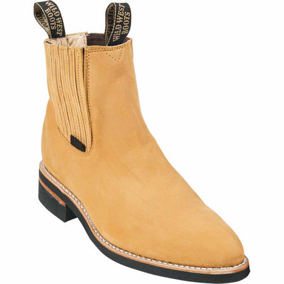 Men's Wild West Genuine Leather Round Toe Short Boots 264C63 3 264C6305-060  - from alligatorwarehouse.com