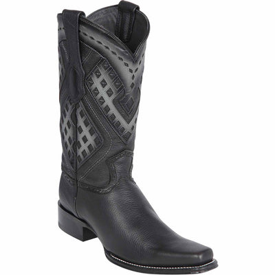 Men's Wild West Genuine Leather Square Toe Boots 27627 1 2762705-060  - from alligatorwarehouse.com