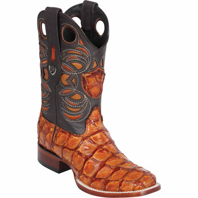 Men's Wild West Monster Fish Ranch Yellow Gold Toe Boots 282410 2 28241002-060  - from alligatorwarehouse.com