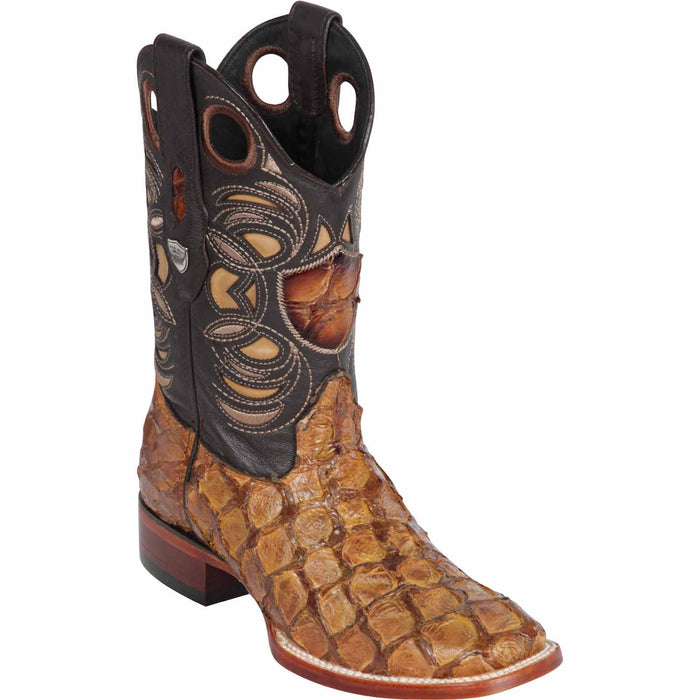 Men's Wild West Monster Fish Ranch Yellow Gold Toe Boots 282410