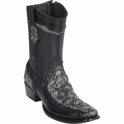 Men's Wild West Monster Fish with Deer Dubai Toe Short Boots 279BF10-B 4 279BF1009-060  - from alligatorwarehouse.com