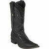 Men's Wild West Ostrich Leg Grasso Skin 3X Toe Boots 295G05 2 295G0503-060  - from alligatorwarehouse.com