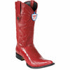 Men's Wild West Ostrich Leg Skin 3X Toe Boots 29505-A 6 2950503-060  - from alligatorwarehouse.com