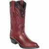 Men's Wild West Ostrich Leg Skin J Toe Boots 29905 3 2990503-060  - from alligatorwarehouse.com