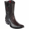 Men's Wild West Ostrich Leg with Deer Dubai Toe Short Boots 279BF05 3 279BF0505-060  - from alligatorwarehouse.com