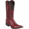 Men's Wild West Yellow Gold Ostrich Skin 3X Toe Boots 29503-A 5 2950302-060  - from alligatorwarehouse.com