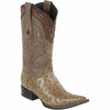Men's Wild West Ostrich Skin 3X Toe Boots 29503-B 7 2950311-060  - from alligatorwarehouse.com