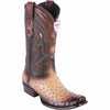 Men's Wild West Ostrich Skin Dubai Toe Boots 27903 2 2790305-060  - from alligatorwarehouse.com
