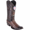 Men's Wild West Ostrich Skin Dubai Toe Boots 27903 3 2790305-060  - from alligatorwarehouse.com
