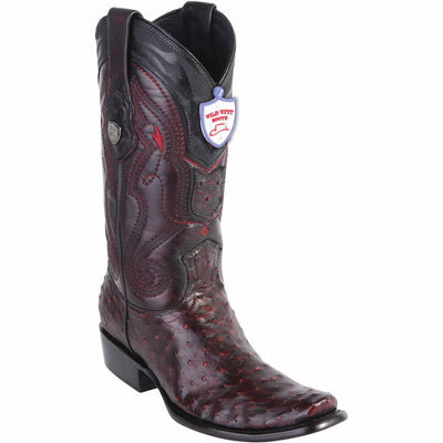 Men's Wild West Ostrich Skin Dubai Toe Boots 27903 4 2790305-060  - from alligatorwarehouse.com
