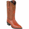 Men's Wild West Ostrich Skin J Toe Boots 29903-A 2 2990302-060  - from alligatorwarehouse.com