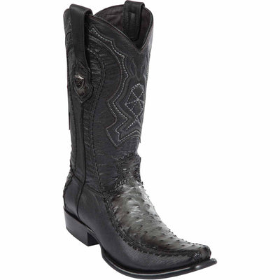 Men's Wild West Ostrich with Deer Dubai Toe Boots 279F03 5 279F0305-060  - from alligatorwarehouse.com