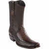 Men's Wild West Ostrich with Deer Dubai Toe Short Boots 279BF03 3 279BF0305-060  - from alligatorwarehouse.com