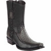 Men's Wild West Ostrich with Deer Dubai Toe Short Boots 279BF03 5 279BF0305-060  - from alligatorwarehouse.com