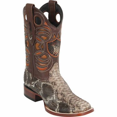 Men's Wild West Python Ranch Toe Boots 282457 1 28245785-060  - from alligatorwarehouse.com