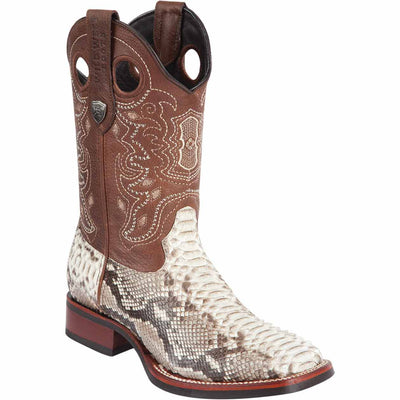 Men's Wild West Python Ranch Toe Boot 282557 1 28255749-060  - from alligatorwarehouse.com