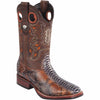 Men's Wild West Python Ranch Toe Boot 282557 3 28255749-060  - from alligatorwarehouse.com
