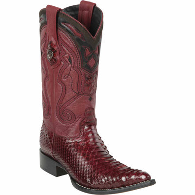 Men's Wild West Python Skin 3X Toe Boots 29557 2 2955705-060  - from alligatorwarehouse.com