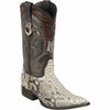 Men's Wild West Python Skin 3X Toe Boots 29557 3 2955705-060  - from alligatorwarehouse.com