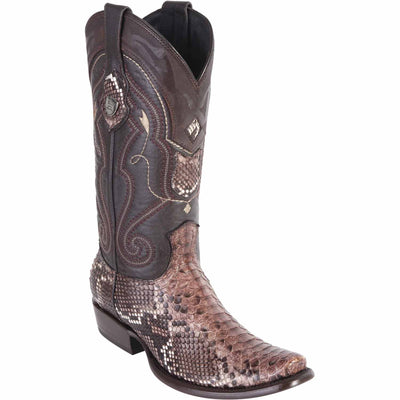 Men's Wild West Python Skin Dubai Toe Boots 27957 3 2795705-060  - from alligatorwarehouse.com