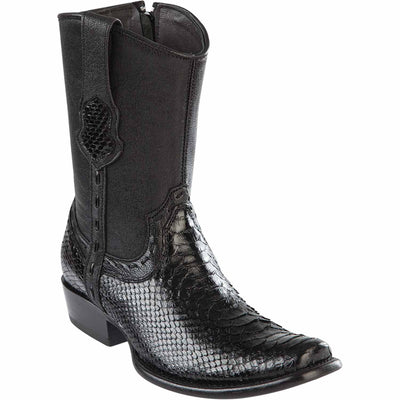 Men's Wild West Python Skin Dubai Toe Short Boots 279B57 1 279B5705-060  - from alligatorwarehouse.com