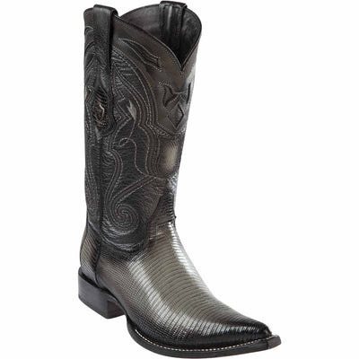 Men's Wild West Ring Lizard Skin 3X Toe Boots 29506 2 2950605-060  - from alligatorwarehouse.com