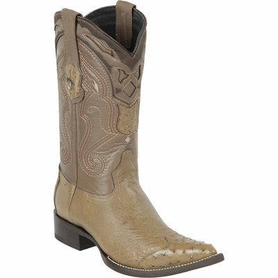 Men's Wild West Smooth Ostrich Skin 3X Toe Boots 29504-B 5 2950407-060  - from alligatorwarehouse.com