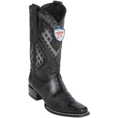 Men's Wild West Smooth Ostrich Square Toe Boots 27697 1 2769705-060  - from alligatorwarehouse.com
