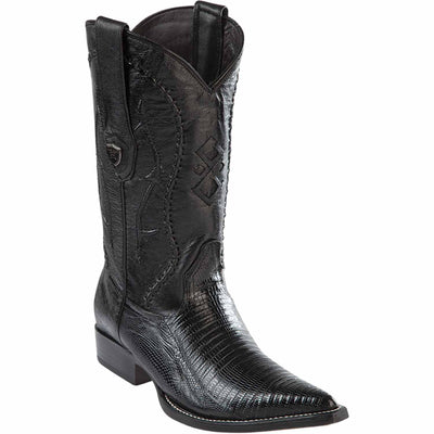 Men's Wild West Teju Lizard Eco Skin 3X Toe Boots 29535 1 2953505-060  - from alligatorwarehouse.com