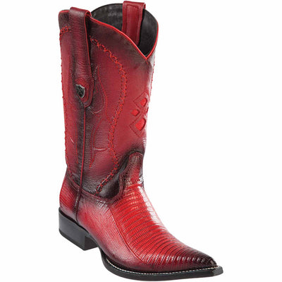 Men's Wild West Teju Lizard Eco Skin 3X Toe Boots 29535 3 2953505-060  - from alligatorwarehouse.com