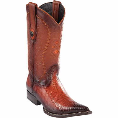 Men's Wild West Teju Lizard Eco Skin 3X Toe Boots 29535 5 2953505-060  - from alligatorwarehouse.com