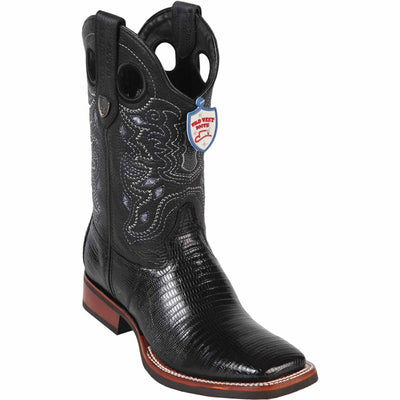 Men's Wild West Teju (Lizard) Ranch Toe Boots 282507 1 28250705-060  - from alligatorwarehouse.com