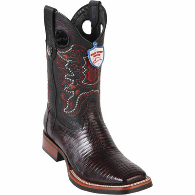 Men's Wild West Teju (Lizard) Ranch Toe Boots 282507 3 28250705-060  - from alligatorwarehouse.com