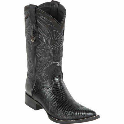Men's Wild West Teju Lizard Skin 3X Toe Boots 29507 2 2950703-060  - from alligatorwarehouse.com