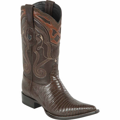 Men's Wild West Teju Lizard Skin 3X Toe Boots 29507 4 2950703-060  - from alligatorwarehouse.com