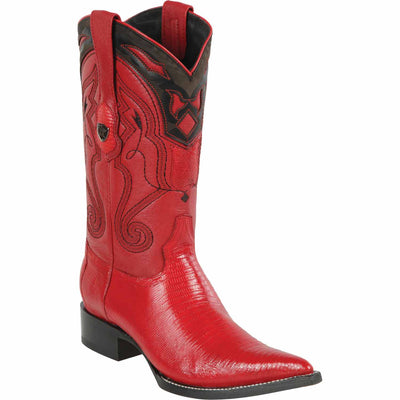 Men's Wild West Teju Lizard Skin 3X Toe Boots 29507 5 2950703-060  - from alligatorwarehouse.com