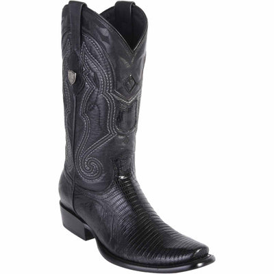 Men's Wild West Teju Lizard Skin Dubai Toe Boots 27907 1 2790705-060  - from alligatorwarehouse.com