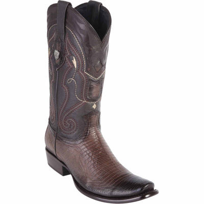 Men's Wild West Teju Lizard Skin Dubai Toe Boots 27907 2 2790705-060  - from alligatorwarehouse.com
