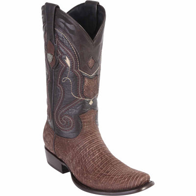 Men's Wild West Teju Lizard Skin Dubai Toe Boots 27907 4 2790705-060  - from alligatorwarehouse.com